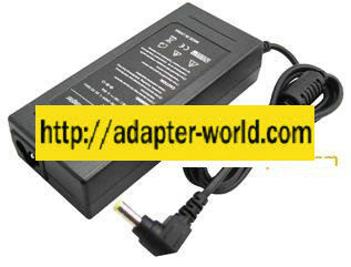 REPLACEMENT 75W-HP21 AC ADAPTER 19Vdc 3.95A -( ) 2.5x5.5mm 100-2 - Click Image to Close