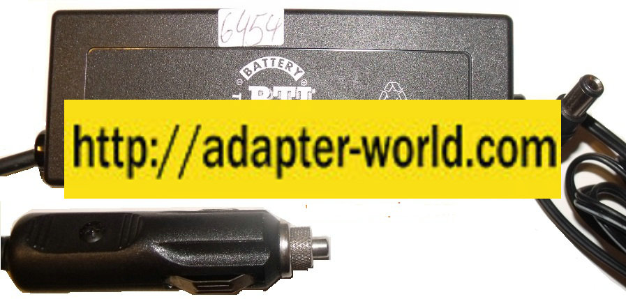 BTI AC ADAPTER New 3 x 6.3 x 10.6 mm Straight Round Barrel Batt - Click Image to Close