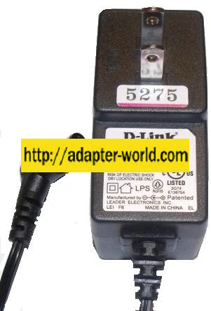 D-LINK MT12-Y075100-A1 AC ADAPTER 7.5Vdc 1A -( ) 2x5.5mm AC ADAP - Click Image to Close