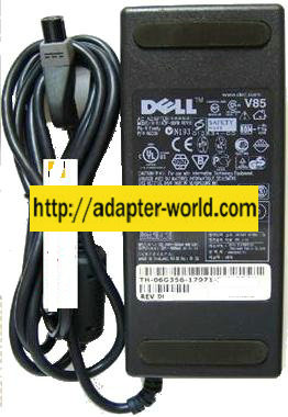 Dell PA-9 AC Adapter 20VDC 4.5A 90W Charger POWER SUPPLY PA9 - Click Image to Close