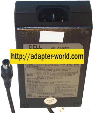 DELL PSCV360104A AC ADAPTER 12VDC 3A -( ) 4.4x6.5mm New 100-240