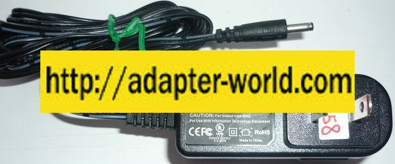 HR05NS03 AC ADAPTER 4.2VDC 600mA NEW -( ) 1x3.5mm BATTERY CHARG - Click Image to Close