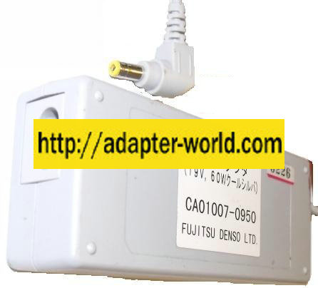 FUJITSU CA1007-0950 AC ADAPTER 19V 60W LAPTOP POWER SUPPLY - Click Image to Close