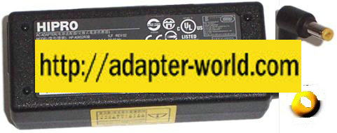 HIPRO HP-A0652R3B AC ADAPTER 19V 3.42A NEW 1.5x5.5mm LAPTOP POW