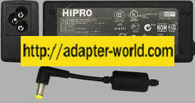 HIPRO HP-A0653R3B AC ADAPTER 19VDC 3.42A 65W NEW - Click Image to Close