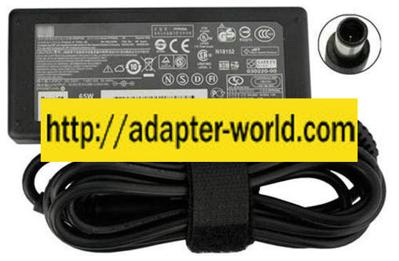 HP PA-1650-02HC AC ADAPTER 18.5V 3.5A NEW 1x5 x7.5x12.8mm LAPTO