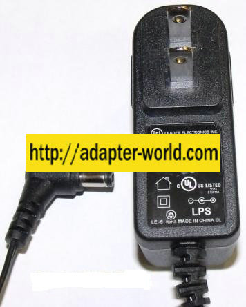 LEI MU12-2075150-A1 AC ADAPTER 7.5V 1.5A POWER SUPPLY - Click Image to Close