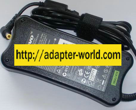 LENOVO 0713A1990 AC ADAPTER 19VDC 4.74A NEW 2.5 x 5.5 x 12.5mm