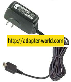LG STA-P51WH AC ADAPTER 4.8V DC 0.9A CELLPHONE POWER SUPPLY - Click Image to Close