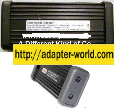 LIND PA1540-201 G AUTOMOBILE POWER ADAPTER 15V 4.0A NEW 12-16V - Click Image to Close