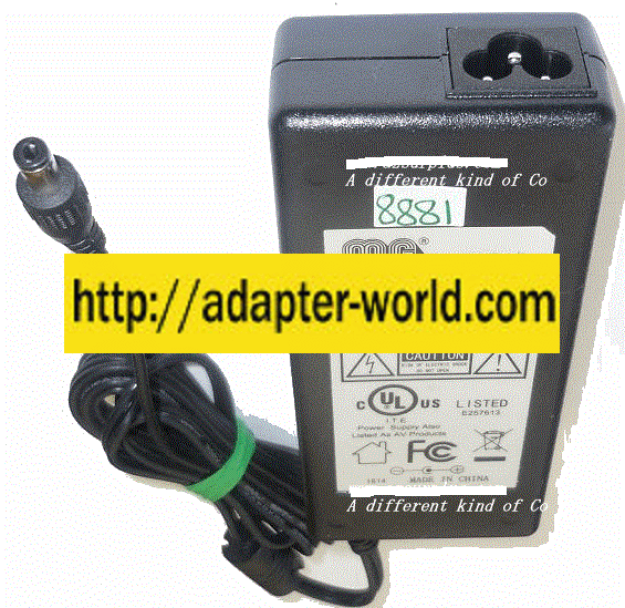 MG ELECTRONICS SPS-12DC-5A AC ADAPTER 12VDC 5A NEW -( ) 2.5x5.5 - Click Image to Close