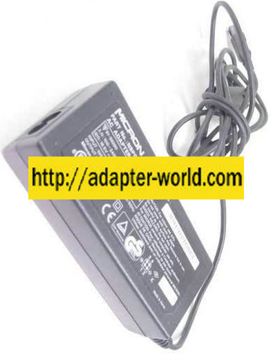 MICRON NBP001088-00 AC ADAPTER 18.5V 2.45A New 6.3 x 7.6 mm 4 P - Click Image to Close