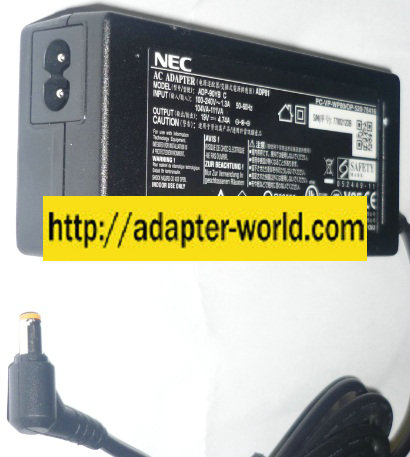 NEC ADP-90YB C AC ADAPTER 19V DC 4.74A POWER SUPPLY