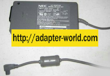 NEC ADP50 AC ADAPTER 19V DC 1.5A SA45-3135-2128 NOTEBOOK VERSA S - Click Image to Close
