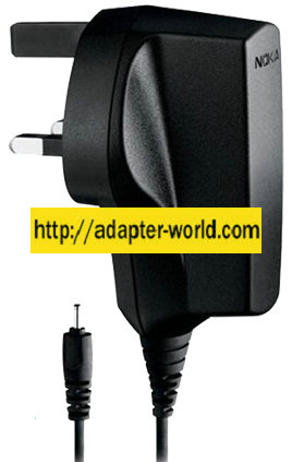NOKIA AC-4X AC ADAPTER 5VDC 890MA NEW 1 x 2 x 6.5mm - Click Image to Close
