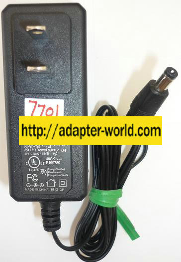 OEM ADS0271-W 120200 AC ADAPTER 12vdc 2A -( ) 2x5.5mm New BRODB - Click Image to Close