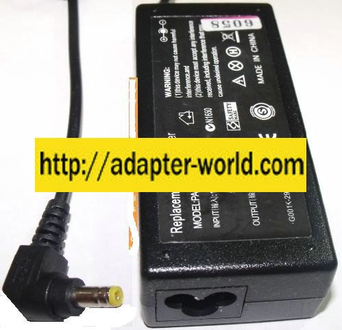 PA-1700-02 REPLACEMENT AC ADAPTER 19V DC 3.42A LAPTOP ACER