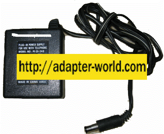 PI-35-24D AC ADAPTER 12VDC 200mA New -( )- 2.1x5.3mm Straight R - Click Image to Close