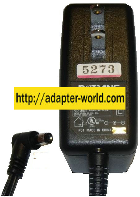 POTRANS UWP01521120U AC ADAPTER 12V 1.25A AC ADAPTER Switching P