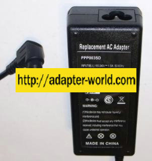 REPLACEMENT PPP003SD AC ADAPTER 19V 3.16A NEW 2.5 x 5.5 x 12mm