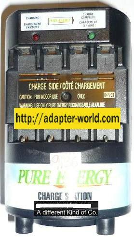 PURE ENERGY CS4 CHARGING STATION NEW 3.5VDC 1.5A ALKALINE CLASS - Click Image to Close
