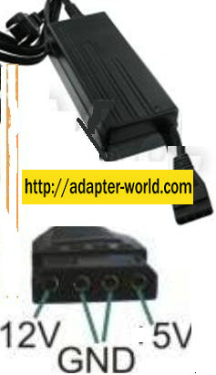 S314W1205 AC ADAPTER 12V 5V 2A ITE POWER SUPPLY - Click Image to Close