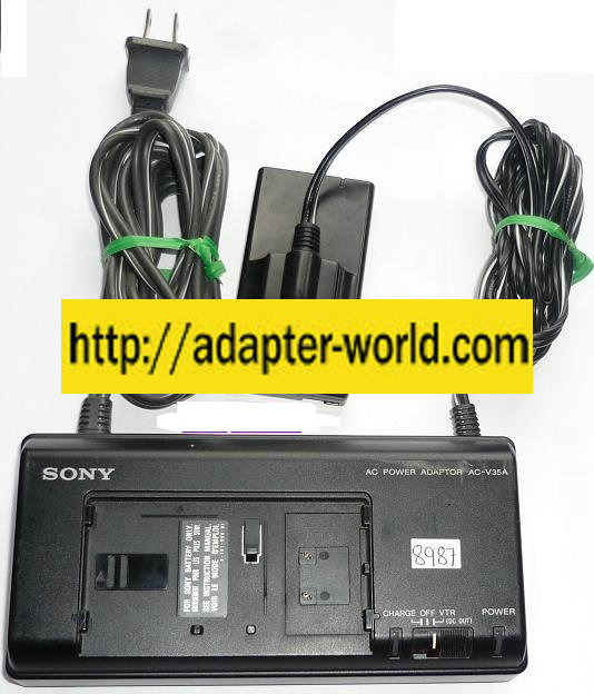 SONY AC-V35A AC ADAPTER 10VDC 1.3A NEW BATTERY CHARGER DIGITAL - Click Image to Close
