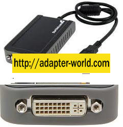 STARTECH USB2DVIE2 USB to DVI External Dual Monitor Video Adapte - Click Image to Close
