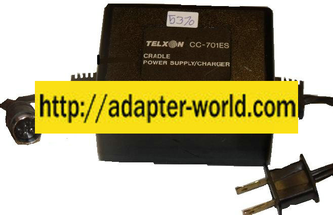 TELXON CC-701ES AC ADAPTER 10VAC 40A 6Pin POWER SUPPLY CHARGER - Click Image to Close