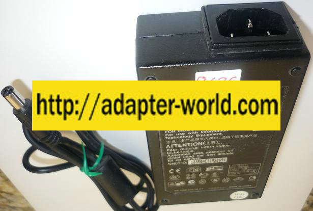 TPV ELECTRONICS ADPC12350AB AC ADAPTER 12VDC 3.50A NEW -( ) 2.5