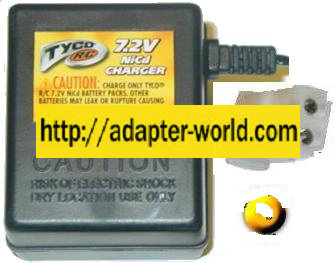 TYCO RC C1897 AC ADAPTER 8.5VDC 420mA 3.6W POWER SUPPLY FOR 7.2V - Click Image to Close