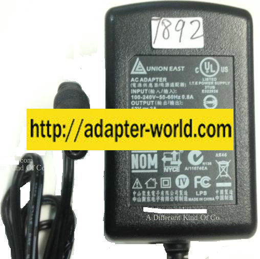 UNION EAST ACE024A-12 12V 2A AC ADAPTER SWITCHING POWER SUPPLY 0 - Click Image to Close