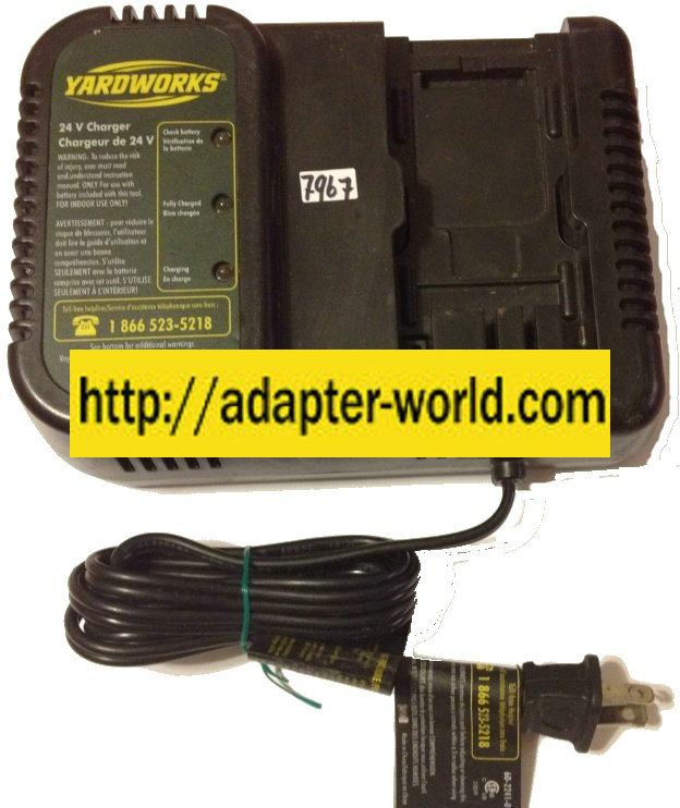 yardworks 24 volt battery charger wont keep charging