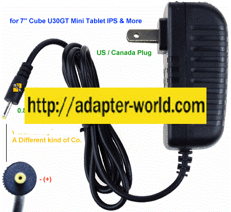 Finecom 3774 U30GT AC Adapter 12vdc 2a New -( ) 0.8x2.5mm 100-24 - Click Image to Close