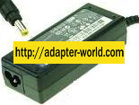 HP PA-1650-02H AC ADAPTER 18.5Vdc 3.5A -( ) 1.5x5mm PPP009L ROUN