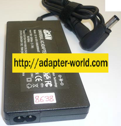 iCAN ST-N-070-008U008AAT UNIVERSAL AC ADAPTER 20/24VDC 70W NEW - Click Image to Close