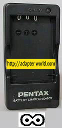 PENTAX BATTERY CHARGER D-BC7 for Optio 555's Pentax D-LI7 lithiu - Click Image to Close