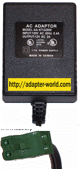 SPEAKERCRAFT AA-57122000 AC Adapter 12VAC 2A Linear PowerSupply - Click Image to Close