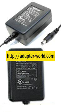 BROTHER AD-24 AC ADAPTER 9V 1.6A POWER SUPPLY LABEL PRINTER - Click Image to Close