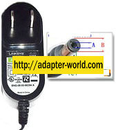 LINKSYS AD12V/0.5A-SW AC Adapter 12VDC 0.5A NEW 2x5mm ROUND BAR - Click Image to Close
