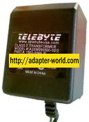 TELEBYTE A9500 1505-0049B AC ADAPTER 9VAC 500mA NEW MONO STEREO