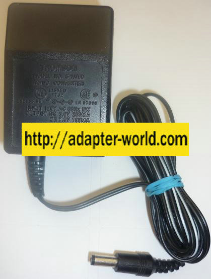 Thomson 5-1075D AC ADAPTER 7.5VDC 100mA 6VDC 200mA new (-) 2x5 - Click Image to Close