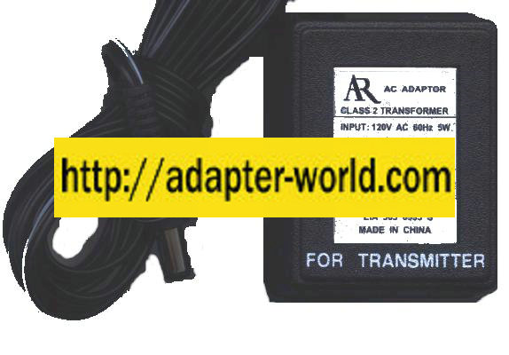 AR 35-12-150 AC DC Adapter 12V 150mA TRANSMITTER's Power Supply - Click Image to Close
