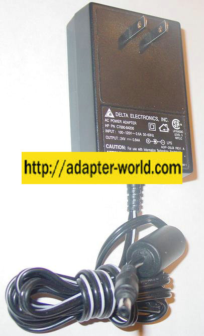 DELTA ADP-20LB AC ADAPTER 24V 0.84A C7690-84200 HP SCANJET 5300C - Click Image to Close