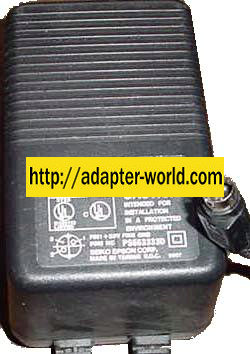 SEIKO EPSON M34PB AC Adapter 33VDC 1A PRINTER POWER 3Pin TM88, T - Click Image to Close