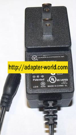 LEI MT12-Y075100-A1 AC ADAPTER 7.5VDC 1A NEW -( )- 2.2x5.5mm