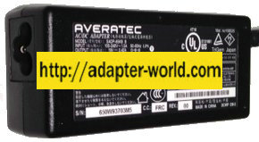 AVERATEC SADP-65KB B AC ADAPTER 19VDC 3.42A NEW 2.5x5.4x11.2mm - Click Image to Close