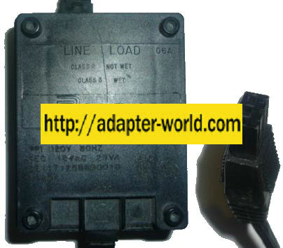 BASLER ELECTRIC BE117125BBB0010 AC Adapter 18VAC 25VA - Click Image to Close