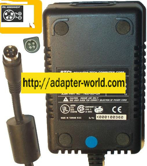 BTC ADP-305 A1 AC ADAPTER 5VDC 6A POWER SUPPLY