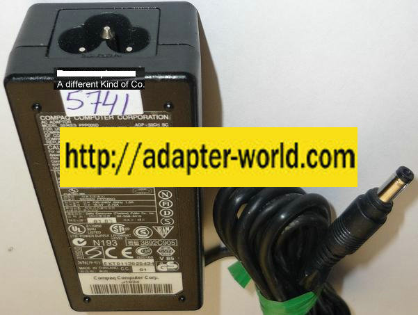 COMPAQ ADP-50CH BC AC ADAPTER 18.5VDC 2.7A NEW 1.8x4.8mm ROUND - Click Image to Close